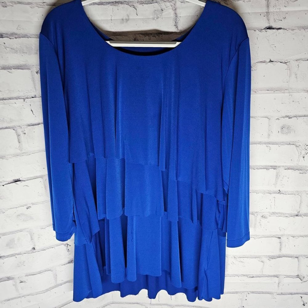 Susan Graver Ruffle Tunic